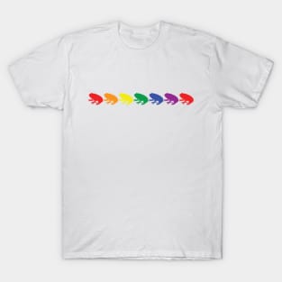 Colorful Frog Pride Rainbow T-Shirt